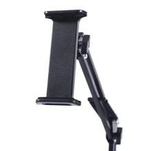 360°落地支架可调节适用于4-17厘米手机iPad懒人平板电脑支架灵活，用于直播和视频录制，承重能力强 - 黑色 - 查看 8