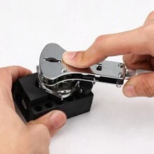 Watch Back Cover Opener Tool, 3-Prong Wrench Screwdriver Watch Case Remover Tool, Adjustable Back Cover Opener With 18 Drill Bits, Professional Waterproof Watch Battery Replacement Tool Set