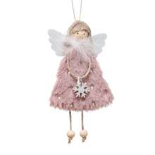 1pc Creative Christmas Decoration Angel Doll Hanging Ornament, Christmas Tree Pendant, Christmas Supplies - Multicolor - View 13