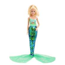 8pcs/Set Summer Doll Swimwear - 2pcs Random Bikini, 3pcs Mermaid Tail, 1pc Random Surf Board (Random Color: Blue, Purple, Pink), 2pcs Swim Ring - Fits 11.5-12 Inch Dolls (Doll Not Included) - Multicolor - View 7