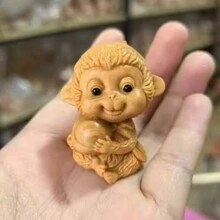 Creative Cartoon 12 Chinese Zodiac Animals Wooden Carving Hanging Accessory, Desk Decor Best Gifts Birthday - Multicolor - View 25