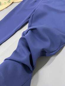 A-Lows A&L Modas High Waist Trousers ZA ZA ( 40/42) Color 35 X - 藏蓝色 - 查看 3