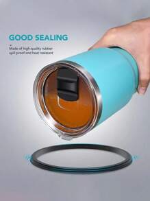 1 个 20/30 盎司玻璃杯盖替换盖，与 YETI 20 盎司玻璃杯防溢杯盖兼容，带磁性滑动开关