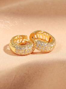 rakol Bộ 6 khuyên tai đá Cubic Zirconia phong cách Bohemian thời trang đa năng, thích hợp để trang trí xếp chồng hàng ngày cho phụ nữ - Hoa tai - Xem 14