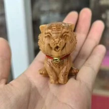 Creative Cartoon 12 Chinese Zodiac Animals Wooden Carving Hanging Accessory, Desk Decor Best Gifts Birthday - Multicolor - View 19