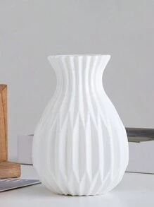 1 chiếc bình nhựa thời trang kiểu Pháp - Lựa chọn hoàn hảo để trang trí phòng khách và bàn ăn, thích hợp cho hoa tươi hoặc hoa khô - Nhiều màu - Xem 9