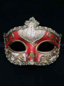 1 chiếc Mặt nạ nửa mặt cong cao 3D thủ công dành cho cả nam và nữ, thích hợp cho Halloween, lễ hội, tiệc tùng, biểu diễn - Thiết kế dày - nhiều màu - Xem 17