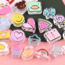 10 hạt Acrylic nhỏ giọt 16-25mm kiểu ngẫu nhiên DIY nhiều màu sắc hỗn hợp kiểu ngẫu nhiên có thể dùng để làm vòng tay, vòng cổ, dây điện thoại, phụ kiện thời trang cho nữ - 10 cái-1 bộ - Xem 7