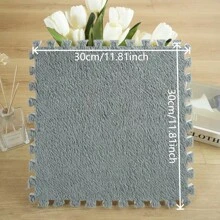 10pcs Beige Patchwork Rugs, Minimalist And Practical Multi-Purpose