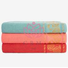 Denver Morocco Bath Towel 100% Cotton 80x145cm - 紅色 - 查看 2