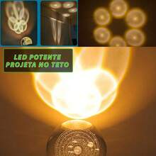 NEW Crystal Ball Led Table Lamp Globe Glass 3D Wooden Base Decoration Lampshade Gift Moon Ornament Size M And L - 隨機-G 風格 - 查看 3