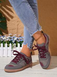 Chaussures de sport casual pour femmes, nouvelles chaussures de sport, baskets de loisirs plates, chaussures de course colorées pour l'athleisure