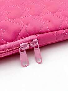 1pc11 "14" Fresh And Simple Soft Love Embroidered Portable Inner Ipad Bag Multi-Functional Laptop Bag Basics Laptop/Cover/Tote/Tablet Shoulder Bag Carrying Case Ipad Bag Daypack For Women/Men/Girl/Boy/Female/Male Student Fits Mac Book Air/Pro11/13/14/139 Inch Fashion Waterproof/Shockproof Lightweight Bag Nurse /Colleage Essential Christmas/Father/Mother/Gift Elementary/Middle/Commute With Computer Compartment Large Capacity Portable Simplicity Multi-Function With Zipper Laptop Accessories Sleeve