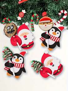 25PCS Christmas Candy Gift Packaging Santa Claus Penguin Lollipop Paper Card Decoration Card Insert, Weird Stuff, Mini Stuff, Cute Aesthetic Stuff, Cool Gadgets, Unusual Items Christmas Decorations Christmas Decor Christmas Gifts Christmas Party Supplies Christmas Gift Bags Christmas Bags Christmas Stickers Christmas Christmas Decorations Christmas Pajamas Christmas Gifts Christmas Decor