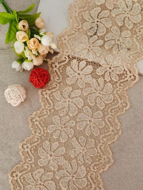 90cm/1pc Rhinestone Stretch Lace Trim, Soft & Breathable, Suitable For Clothing Collars, Cuffs, Skirts, Lingerie, Vests, Wedding Dresses, Shoes, Hats, Bedding, Decorations, Handicrafts, And More