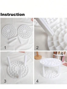 30 件化妆刷套装包括：20 件化妆刷、1 个刷架、1 个刷子清洁垫、3 个化妆海绵、3 个三角粉扑、2 个迷你粉扑。这款专业化妆刷套装可满足日常化妆需求（眼线、腮红、遮瑕膏、轮廓、高光、增加立体感）。展现最好的自己。化妆工具套装可以更好地整理、存放和清洁化妆刷和化妆品。适用于学生、化妆品、化妆晕染、粉底、面霜、口红、眼影、腮红、闪粉、眼影、睫毛、化妆、粉底、遮瑕盘、眼影盘、粉饼、唇彩、润唇膏、化妆刷、粉底刷、眼影刷、腮红刷等。 - 彩色 - 查看 6