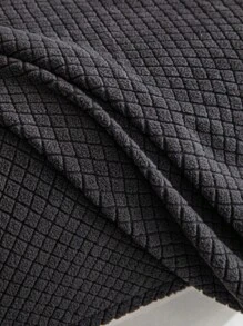 1pc 4-Seasons Elastic Sofa Cover, Slip Resistant Couch Protector, Machine Washable, Modern Dust-Proof Design, Grey, Fits L-Shaped And 1-2-3-4 Seater Sofas