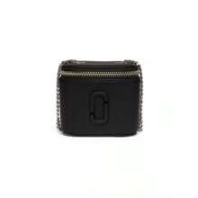 Marc Jacobs Marc Jbs | The Mini Vanity Leather Crossbody Bag - Black - View 1
