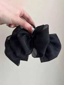 topshiny 1 Stück elegante Wolken-Schleife Haarspange, flauschige Haarspange, einfaches und stilvolles Haaraccessoire für Frauen und Mädchen, geeignet für Partys, Ausflüge, Outfit-Kombinationen und Fotografie-Haarspangen, Haarklammer, Haarspange, Haarclip, Haarfänger-Clip, Klemme-Clip Herbst Winter Haaraccessoires für Frauen für Urlaubsoutfits