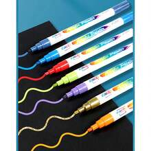 48 Colors Art Marker Acrylic Paint Pens Rock Painting Stone Ceramic Wood Canvas DIY Graffiti Making Drawing Supplies,Halloween Gift