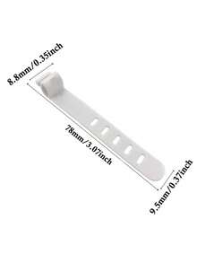 4pcs Portable Storage Belt, Silicone Storage Belt, Prevent Headphones From Losing Storage, Data Cable Binding Strap - LL-5555 - View 11