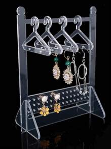 1/3/5 Pcs White/Black/Transparent Jewelry Storage Racks, Earring Storage Racks, Jewelry Display Racks, Suitable For Bedrooms,Display Stands Back To School