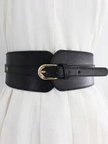 1pc Single-Buckle Women's Waist Belt For Dress, Daily Wear Halloween Summer, School