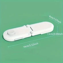 Child Drawer Locks, Right Angle Locks, Cupboard Door Locks, Baby Proof Multifunction Locks, Baby Locks, Fridge Protection Locks - White - View 10