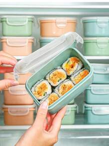 Microwaveable Plastic Lunch Box For Work, Rough Rice Bento Meal Prep Container With Lid,Leak-Proof Meal Prep Storage Box - Multicolor - View 10