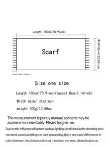 [ Customization ] 1 Thick Autumn/Winter Shawl, Embroidered Personalized Custom Text Content, Elegant And Fashionable Scarf.