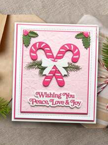 1 Khuôn cắt kim loại trang trí Giáng sinh sáng tạo cho việc làm thiệp thủ công DIY, dụng cụ dập nổi bằng thép cacbon có thể tái sử dụng - Bạc - Xem 7