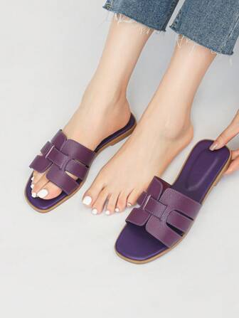 夏季女士拖鞋平底防滑透气鞋2024年新款