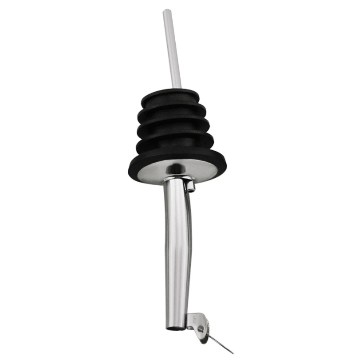 Stainless Steel Wine Pourer, Bottle Stoppers With Automatic Flip Top