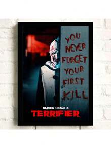 1 件恐怖电影海报美学电视背景复古装饰恐怖电影帆布画壁画家居房间装饰无框 - 彩色 - 查看 6