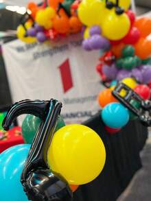 10 piezas de globos de poliéster con forma de nota musical en oro, plata y negro, globos con símbolo musical, adecuados para temas de rock, discoteca, fiestas de cumpleaños, fiestas de bandas, fiestas al aire libre, fiestas en el hogar y decoraciones navideñas - Multicolor - Ver 4