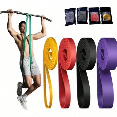 1 Stück Widerstandsband für Klimmzüge, Krafttraining, Yoga, Stretching, geeignet für Männer und Frauen