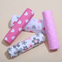 4 件装婴儿舒适毯子新生儿可爱襁褓包巾爱心情人节 - 彩色 - 查看 1