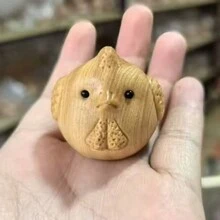 Creative Cartoon 12 Chinese Zodiac Animals Wooden Carving Hanging Accessory, Desk Decor Best Gifts Birthday - Multicolor - View 13