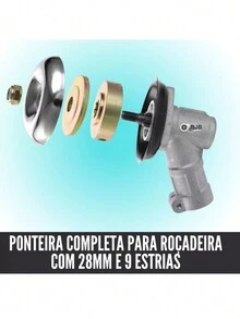 Brushcutter Transmission Tip + 28MM 9 Grooved Blade - 灰色 - 查看 2