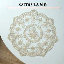 Elegant Vintage Lace Tablecloth With Crochet Floral Design - Perfect For Heat Protection, Air Fryer Dust Cover & Home Decor Lace Table Cloth Bohemian Tablecloth