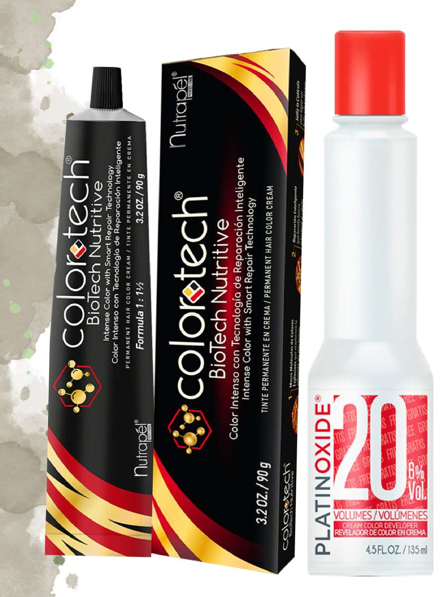 Color Tech Tinte Permanente en Crema 90g - 1 NEGRO - Ver 1