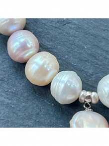 MYSOYA Dây chuyền ngọc trai giả nước ngọt nuôi cấy Baroque 11-13mm thủ công 100% kèm hộp quà, món quà hoàn hảo cho anh ấy/cô ấy, thích hợp cho hàng ngày, sinh nhật, kỷ niệm, đám cưới, ngày lễ tình nhân, giáng sinh, năm mới - vòng cổ - Xem 8