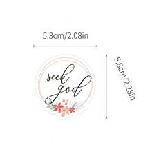 60 件圣经贴纸耶稣贴纸、基督教耶稣经文贴纸、圣经经文贴纸、圣经日记用品、水瓶基督教贴纸、成人基督教贴纸贴花（圣经贴纸） - 彩色 - 查看 2