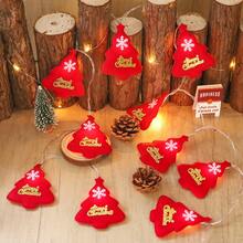 1 dây đèn LED hai màu hình cây thông Noel bằng vải nhung, đèn trang trí cắm trại ngày lễ, đèn trang trí lều ngoài trời trang trí Giáng sinh quà tặng Giáng sinh trang trí cây thông Noel lễ Tạ ơn đồ trang trí đèn Giáng sinh trang trí phòng ngủ trang trí nhà trang trí tiệc trang trí phòng lễ hội ngày lễ - Màu ấm - Xem 9