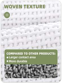 1 tấm thảm phòng tắm hình chữ nhật bằng vải nhung, màu trơn, thiết kế đơn giản, chống trượt, đế TPR, thấm hút, mềm mại, thoải mái, dễ vệ sinh và có thể giặt bằng máy, thích hợp cho bồn rửa, bồn tắm, nhà vệ sinh, sàn phòng tắm, trang trí phòng tắm, thảm trải sàn, thảm trải sàn, thảm trải sàn ngoài trời, thảm chùi chân, phụ kiện phòng tắm, trang trí lối vào trường học - trắng - Xem 9