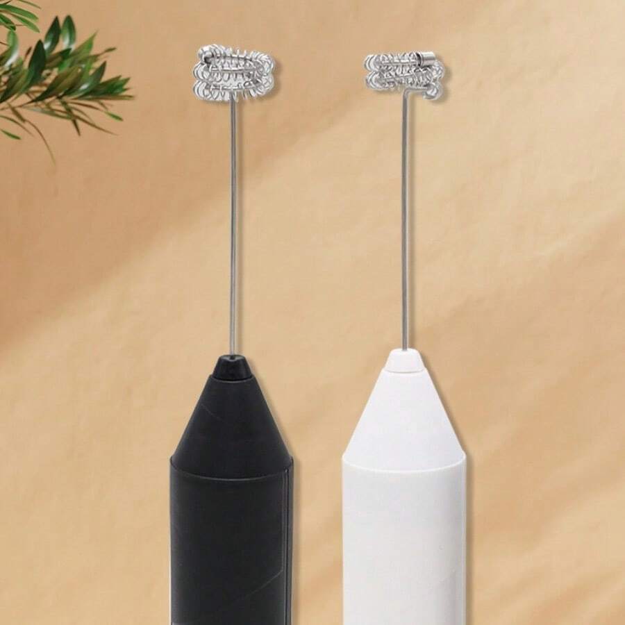 Mini Blender Whisk Electric Mixer For Egg Whites Milk Coffee Kitchen Tools Battery Operated - 套件2 白色 - 查看 1