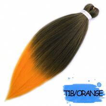 编织发预拉伸 18-36 英寸编织发不发痒热水定型专业合成接发适用于日常编织 - 彩色 - 查看 84