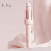 1 件自动卷发器 32 毫米，二合一直发和卷发造型工具，可拆卸防烫盖，30 秒快速加热，负离子，不伤发