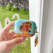 Van Gogh Oil Painting Earphone Cases Compatible With Airpods 1st 2nd 3rd Pro 2nd Generation Collection Value Artwork Cover With Keychain Compatible With Apple Airpods - Multicolor - View 23