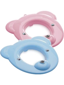Assento Redutor Vaso Sanitário Infantil Adoleta Bebê - Azul e Rosa - Rosa - Visão 2